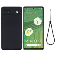Силиконовый чехол Mobile Shell для Google Pixel 7a (черный) Силиконовый чехол Mobile Shell для Google Pixel 7a (черный)