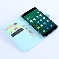 Чехол с визитницей для Meizu MX4 (голубой)