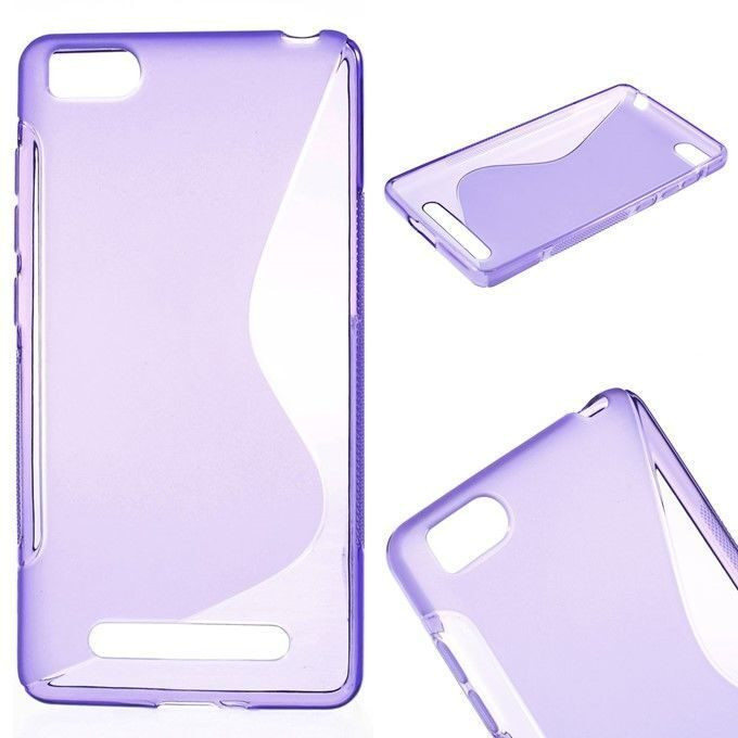 Нескользящий чехол для Xiaomi Mi4i / Mi4c (фиолетовый)
