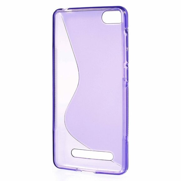 Нескользящий чехол для Xiaomi Mi4i / Mi4c (фиолетовый) Нескользящий чехол для Xiaomi Mi4i / Mi4c (фиолетовый)