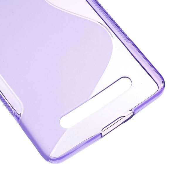 Нескользящий чехол для Xiaomi Mi4i / Mi4c (фиолетовый) Нескользящий чехол для Xiaomi Mi4i / Mi4c (фиолетовый)