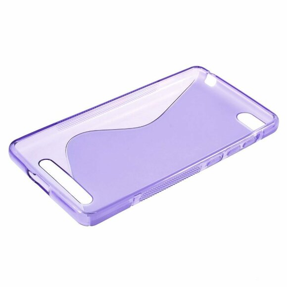 Нескользящий чехол для Xiaomi Mi4i / Mi4c (фиолетовый) Нескользящий чехол для Xiaomi Mi4i / Mi4c (фиолетовый)