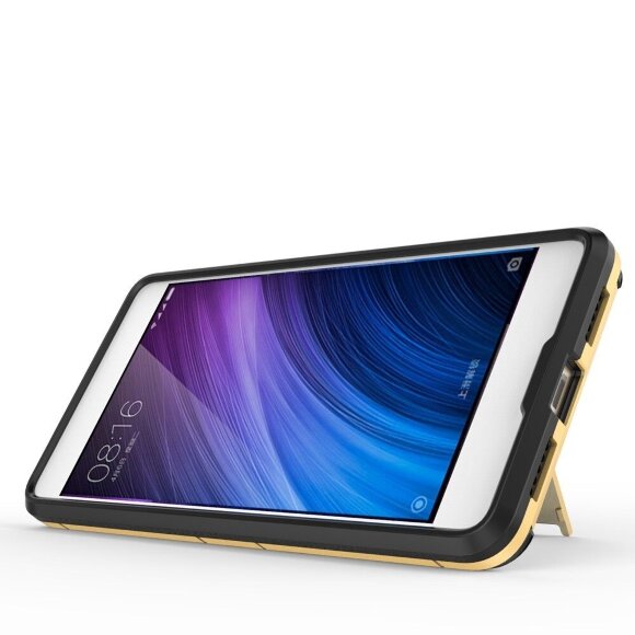 Чехол накладка Duty Armor для Xiaomi Redmi 4 / 4 Pro / 4 Prime (серебряный)