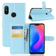 Чехол с визитницей для Xiaomi Redmi 6 Pro / Mi A2 Lite (голубой)
