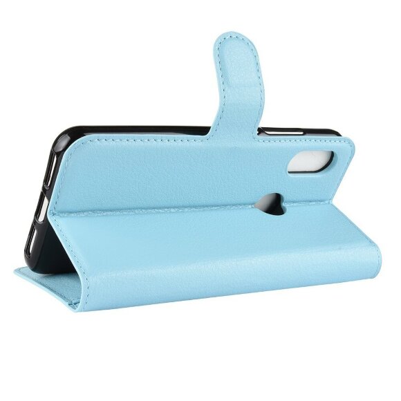 Чехол с визитницей для Xiaomi Redmi 6 Pro / Mi A2 Lite (голубой)