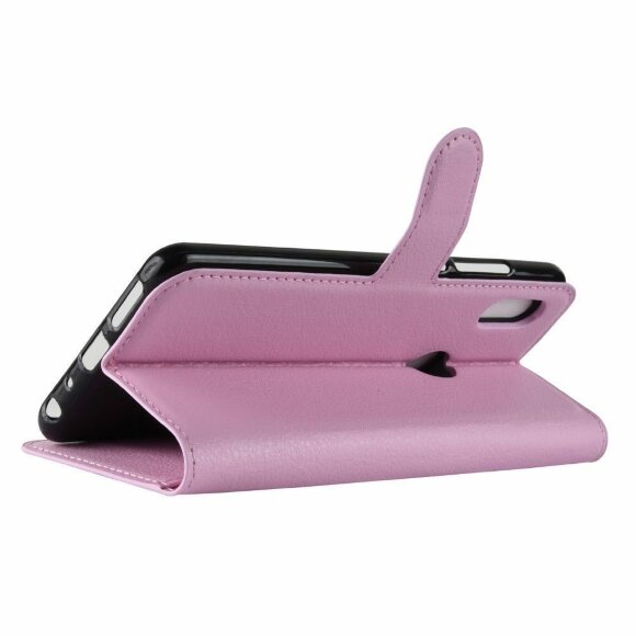 Чехол с визитницей для Xiaomi Redmi Note 5 / 5 Pro (розовый)