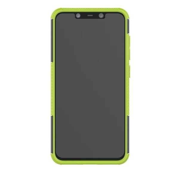 Чехол Hybrid Armor для Xiaomi Pocophone F1 / Poco F1 (черный + зеленый) Чехол Hybrid Armor для Xiaomi Pocophone F1 / Poco F1 (черный + зеленый)