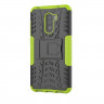 Чехол Hybrid Armor для Xiaomi Pocophone F1 / Poco F1 (черный + зеленый)