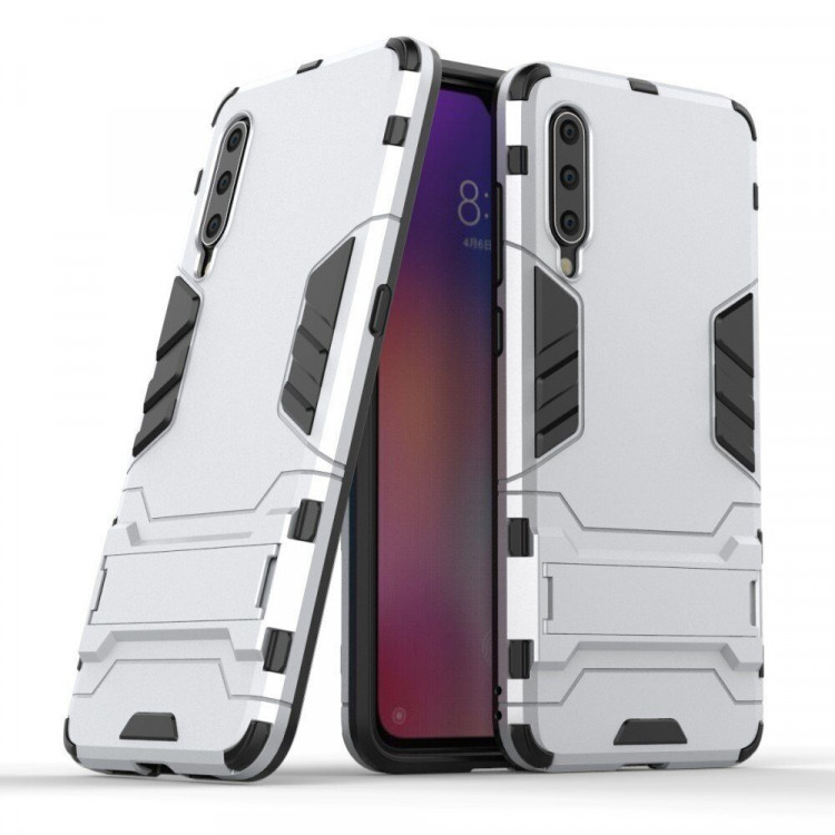 Чехол Duty Armor для Xiaomi Mi 9 (серебряный)