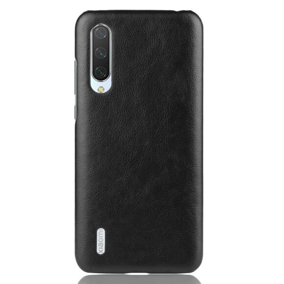 Кожаная накладка-чехол для Xiaomi Mi CC9 / Xiaomi Mi 9 Lite (черный) Кожаная накладка-чехол для Xiaomi Mi CC9 / Xiaomi Mi 9 Lite (черный)