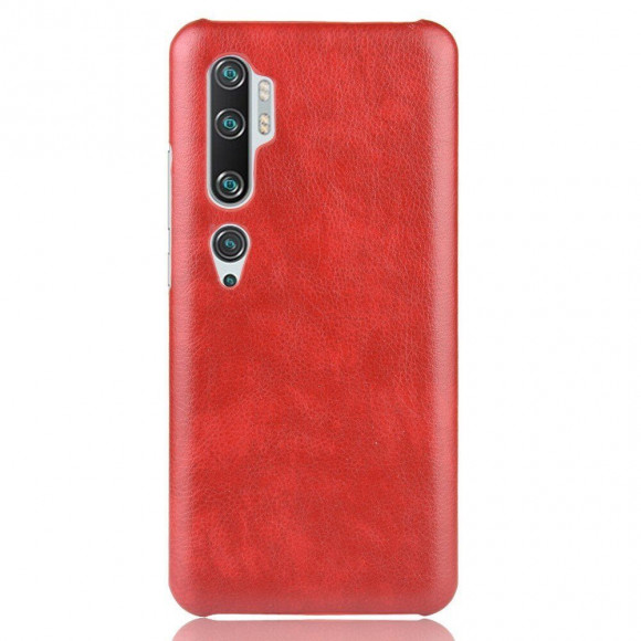 Кожаная накладка-чехол для Xiaomi Mi Note 10 / Mi Note 10 Pro / Mi CC9 Pro (красный) Кожаная накладка-чехол для Xiaomi Mi Note 10 / Mi Note 10 Pro / Mi CC9 Pro (красный)