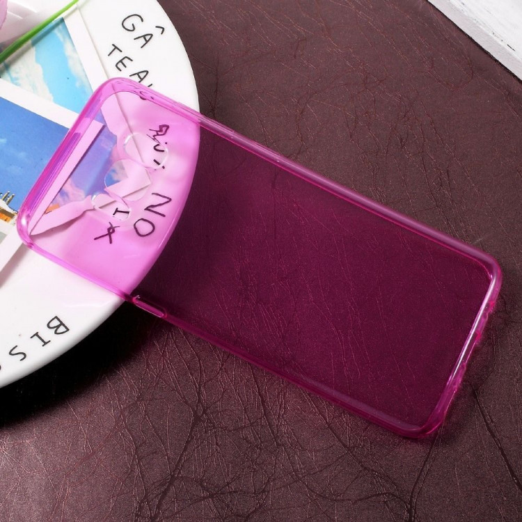 Силиконовый TPU чехол для Samsung Galaxy S8 (малиновый)