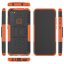 Чехол Hybrid Armor для Xiaomi Redmi Note 8T (черный + оранжевый)