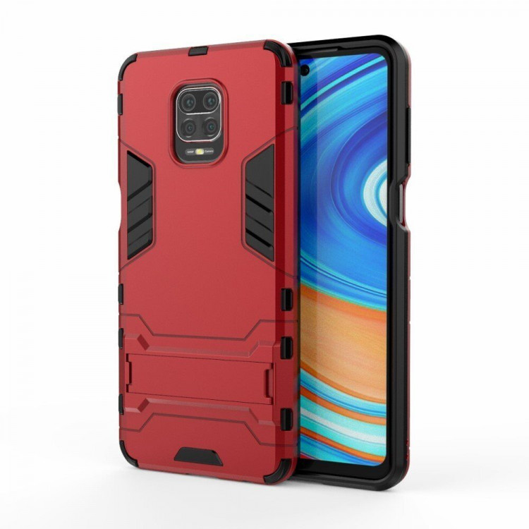 Чехол Duty Armor для Redmi Note 9S / Note 9 Pro / Note 9 Pro Max (красный)