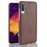 Чехол-накладка Crocodile Texture для Samsung Galaxy A50 / Galaxy A50s / Galaxy A30s (коричневый)