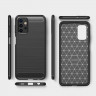Чехол-накладка Carbon Fibre для Samsung Galaxy A32 5G (темно-синий)
