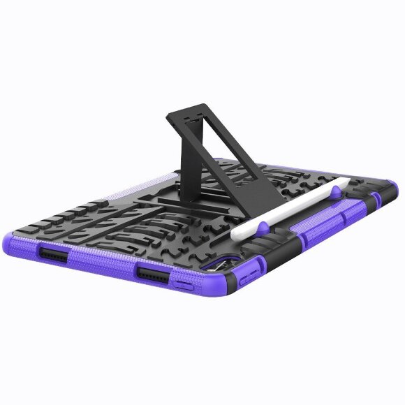 Чехол Hybrid Armor для Huawei MatePad 10.4 (черный + фиолетовый)