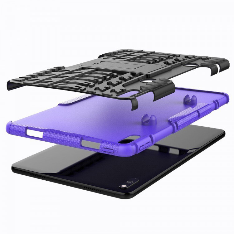Чехол Hybrid Armor для Huawei MatePad 10.4 (черный + фиолетовый)