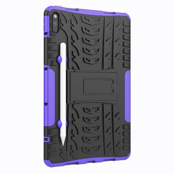 Чехол Hybrid Armor для Huawei MatePad 10.4 (черный + фиолетовый)
