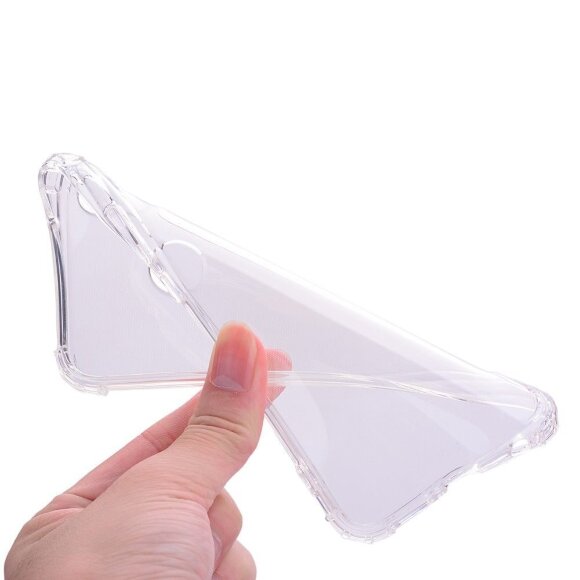 Силиконовый чехол с усиленными бортиками для Huawei P20 Lite / nova 3e (прозрачный) Силиконовый чехол с усиленными бортиками для Huawei P20 Lite / nova 3e (прозрачный)