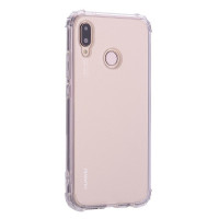 Силиконовый чехол с усиленными бортиками для Huawei P20 Lite / nova 3e (прозрачный)