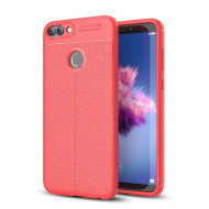 Чехол-накладка Litchi Grain для Huawei P Smart / Enjoy 7S (красный) Чехол-накладка Litchi Grain для Huawei P Smart / Enjoy 7S (красный)
