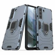 Чехол Armor Ring Holder для Samsung Galaxy S21 FE (темно-синий)