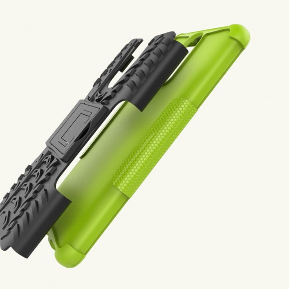 Чехол Hybrid Armor для Huawei Mate 9 Pro (черный + зеленый)