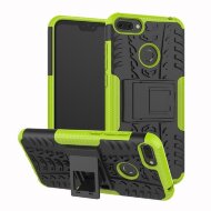 Чехол Hybrid Armor для Huawei Honor 9i / Honor 9N (черный + зеленый)