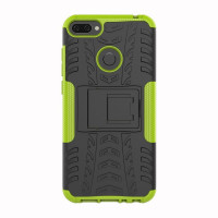 Чехол Hybrid Armor для Huawei Honor 9i / Honor 9N (черный + зеленый)