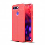 Чехол-накладка Litchi Grain для Huawei Honor View 20 (красный) Чехол-накладка Litchi Grain для Huawei Honor View 20 (красный)