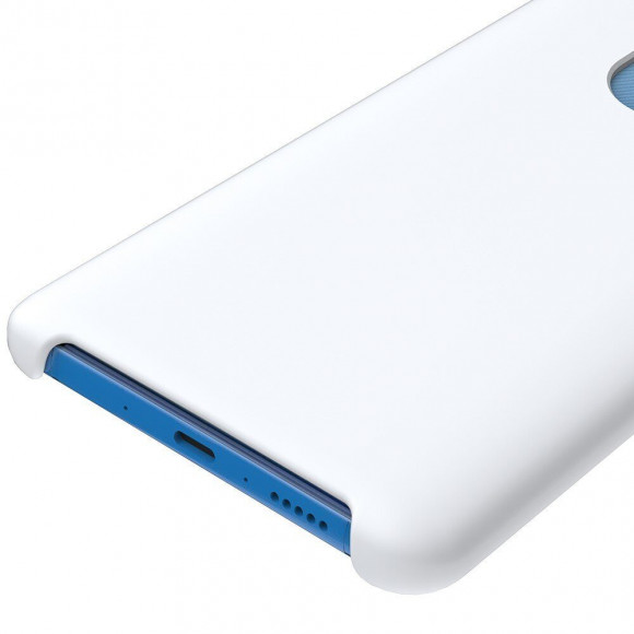 Силиконовый чехол Mobile Shell для Huawei Mate 20X (белый)
