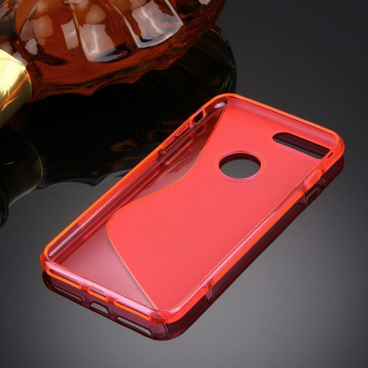 Нескользящий чехол для iPhone 7 Plus / iPhone 8 Plus (малиновый)