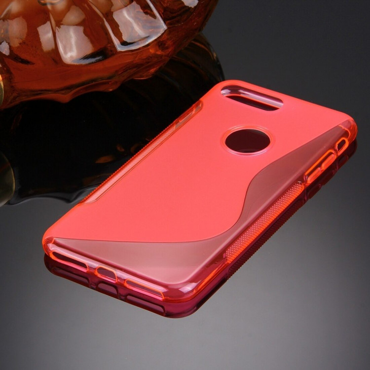 Нескользящий чехол для iPhone 7 Plus / iPhone 8 Plus (малиновый)