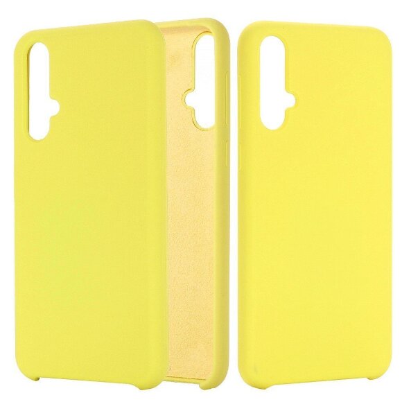 Силиконовый чехол Mobile Shell для Huawei nova 5 Pro / Huawei nova 5 (желтый) Силиконовый чехол Mobile Shell для Huawei nova 5 Pro / Huawei nova 5 (желтый)