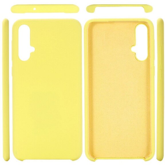 Силиконовый чехол Mobile Shell для Huawei nova 5 Pro / Huawei nova 5 (желтый) Силиконовый чехол Mobile Shell для Huawei nova 5 Pro / Huawei nova 5 (желтый)