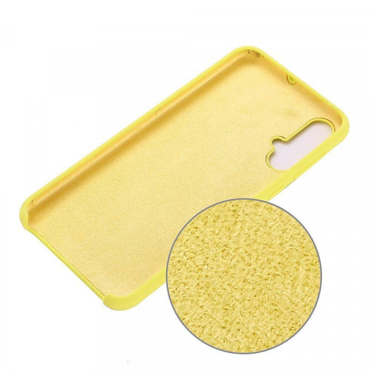 Силиконовый чехол Mobile Shell для Huawei nova 5 Pro / Huawei nova 5  (желтый)