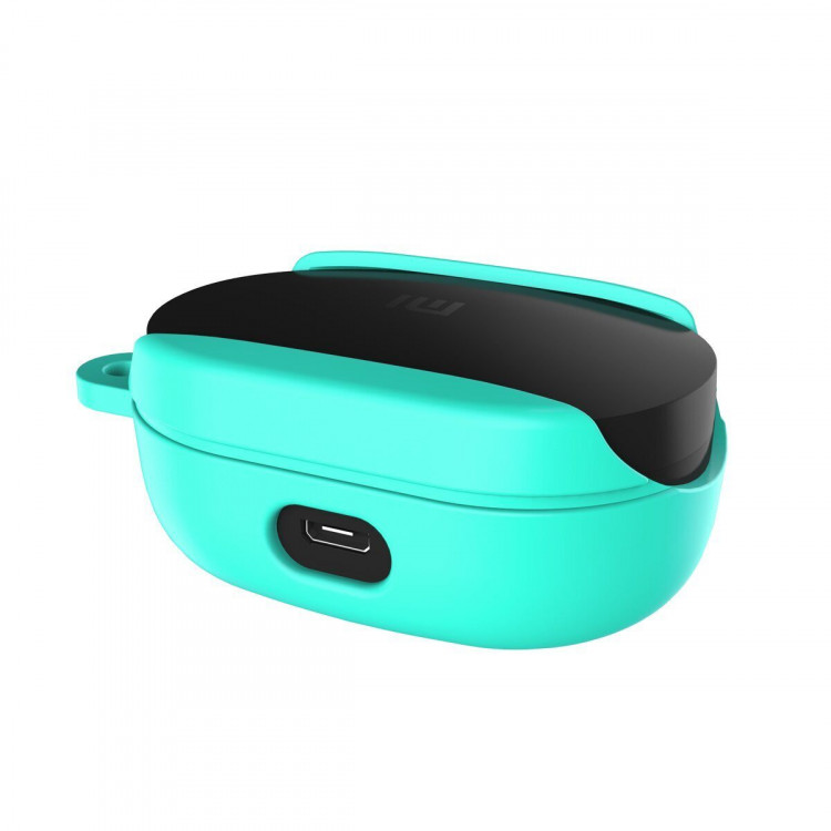 Силиконовый чехол для наушников Redmi Airdots (бирюзовый)