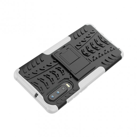Чехол Hybrid Armor для Huawei P30 (черный + белый)