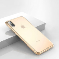 Силиконовый TPU чехол Baseus для iPhone XS Max (золотой) Силиконовый TPU чехол Baseus для iPhone XS Max (золотой)