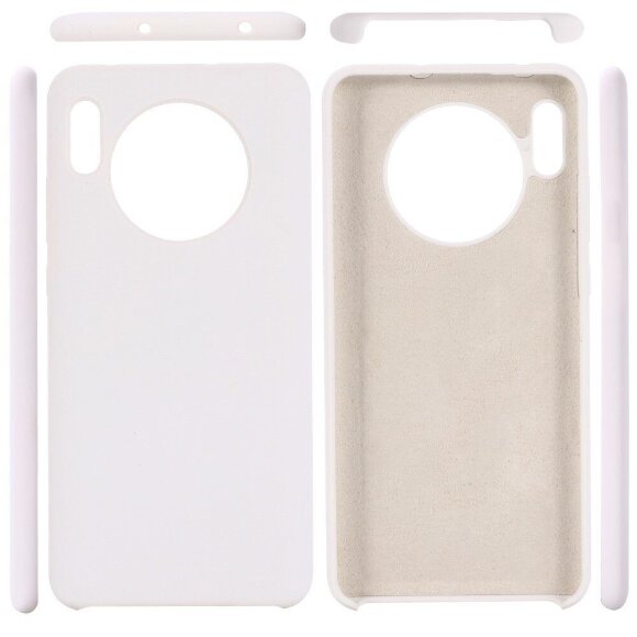Силиконовый чехол Mobile Shell для Huawei Mate 30 Pro (белый)