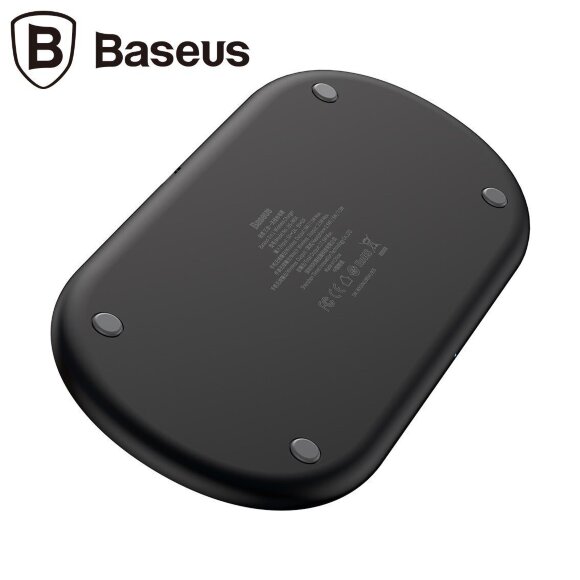Беспроводное зарядное устройство Baseus 3 в 1 (iPhone + Watch + AirPods) - черный