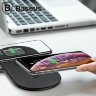 Беспроводное зарядное устройство Baseus 3 в 1 (iPhone + Watch + AirPods) - черный
