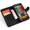 Чехол с визитницей для Motorola Moto X gen 2 (черный)