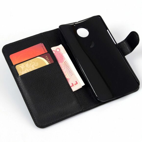 Чехол с визитницей для Motorola Moto X gen 2 (черный) Чехол с визитницей для Motorola Moto X gen 2 (черный)