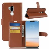 Чехол с визитницей для LG G7 / LG G7 ThinQ (коричневый) Чехол с визитницей для LG G7 / LG G7 ThinQ (коричневый)