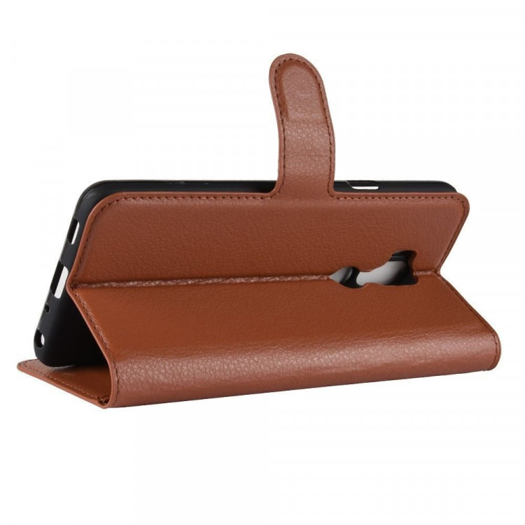 Чехол с визитницей для LG G7 / LG G7 ThinQ (коричневый)