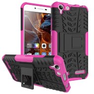 Чехол Hybrid Armor для Lenovo Vibe K5 / K5 Plus (черный + розовый) Чехол Hybrid Armor для Lenovo Vibe K5 / K5 Plus (черный + розовый)
