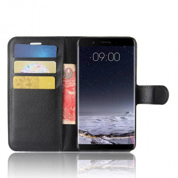 Чехол с визитницей для Nokia 8 Sirocco (черный) Чехол с визитницей для Nokia 8 Sirocco (черный)