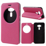 Чехол с окном для ASUS Zenfone 3 ZE552KL (розовый) Чехол с окном для ASUS Zenfone 3 ZE552KL (розовый)